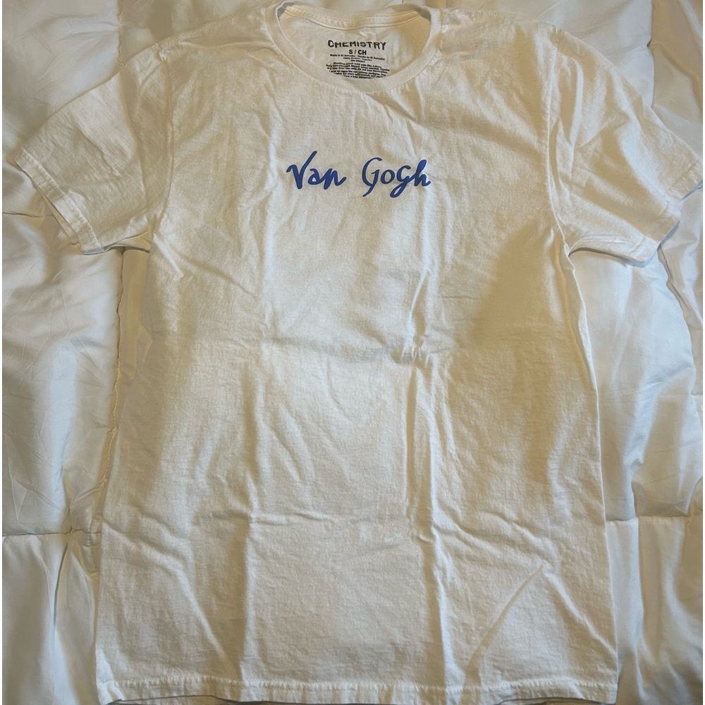 artsy “Van Gogh” graphic tee